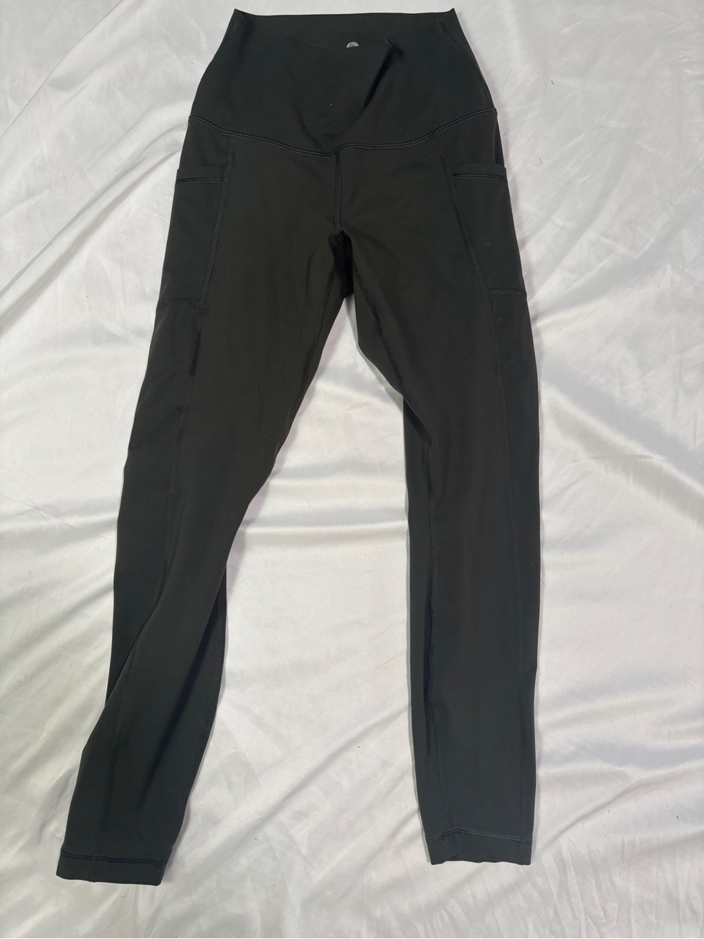 Reflex Brown High-Rise Pocketed Performance Leggings